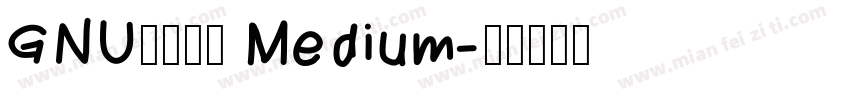 GNU点阵宋体 Medium字体转换